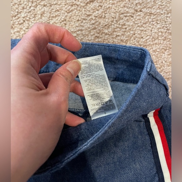 Women's OLD NAVY Mid-Rise PIXIE ankle side stripe LINEN blend pants - Picture 8 of 10